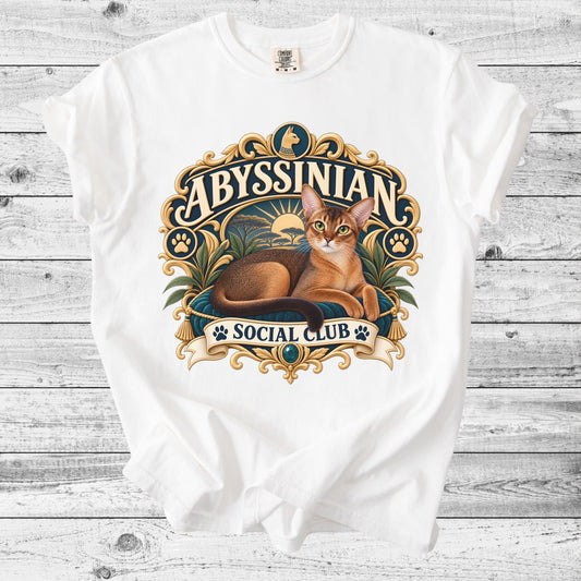 Abyssinian Cat T-Shirt | Cute Aby Mom Gift