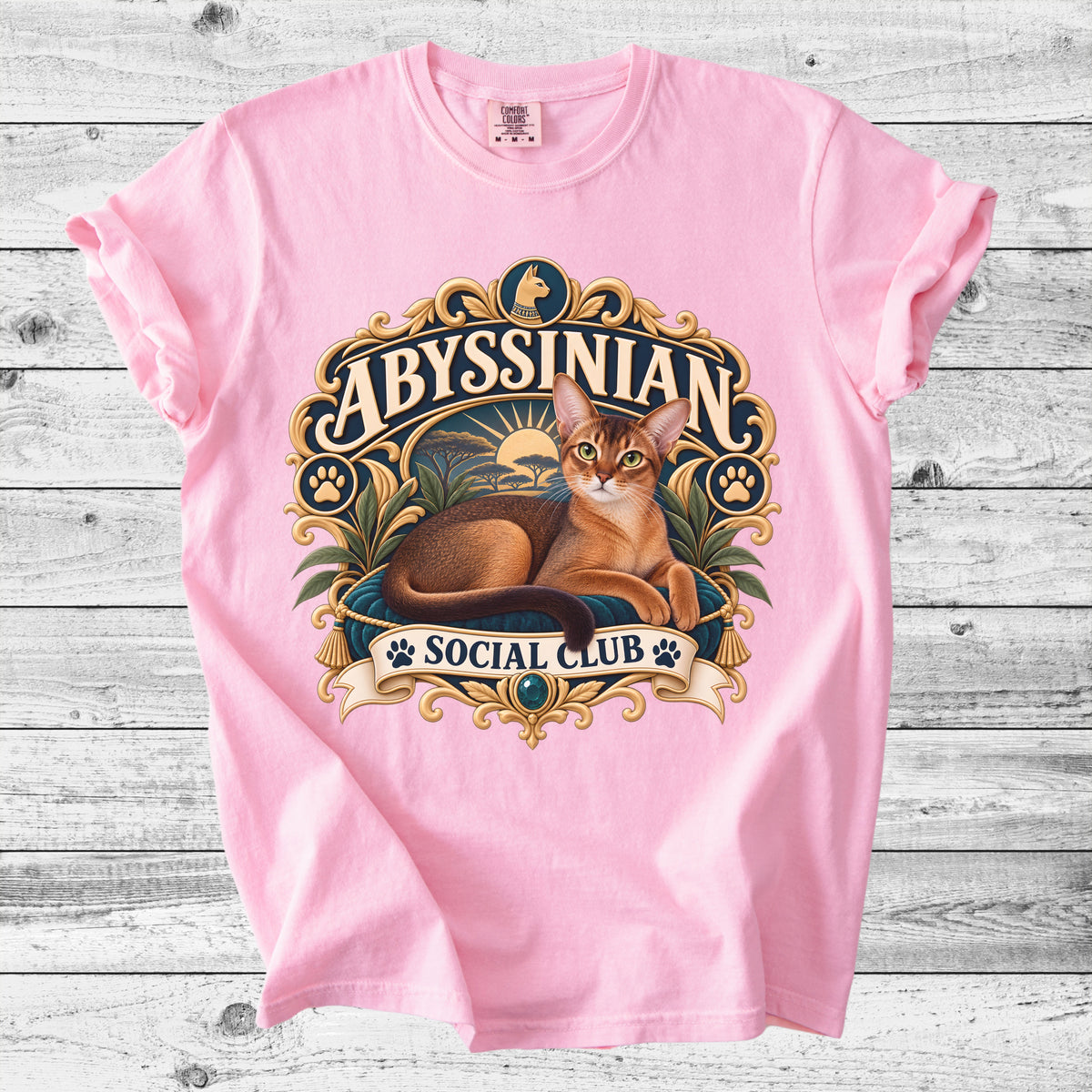 Abyssinian Cat T-Shirt | Cute Aby Mom Gift