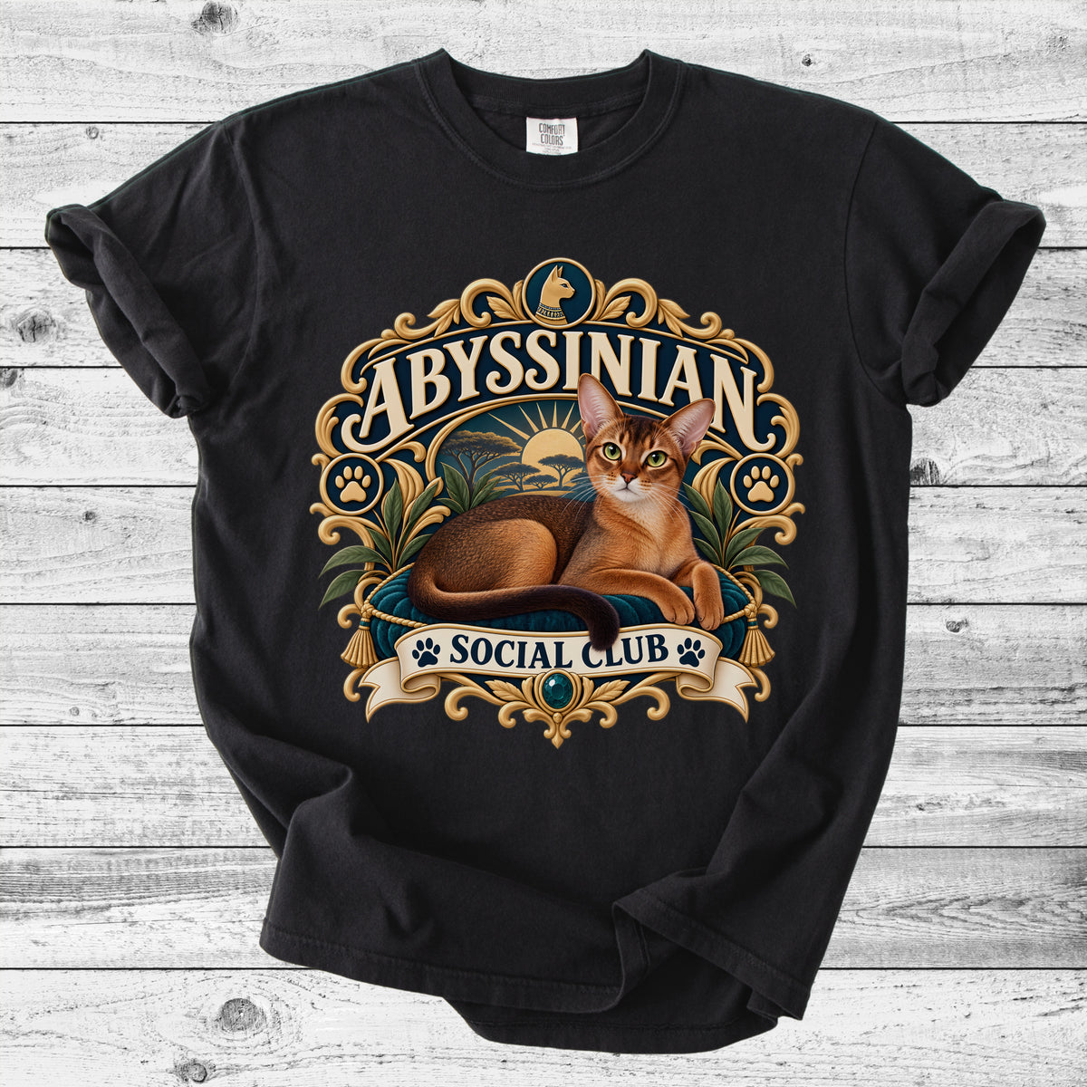 Abyssinian Cat T-Shirt | Cute Aby Mom Gift