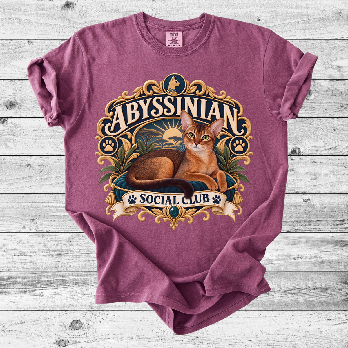 Abyssinian Cat T-Shirt | Cute Aby Mom Gift