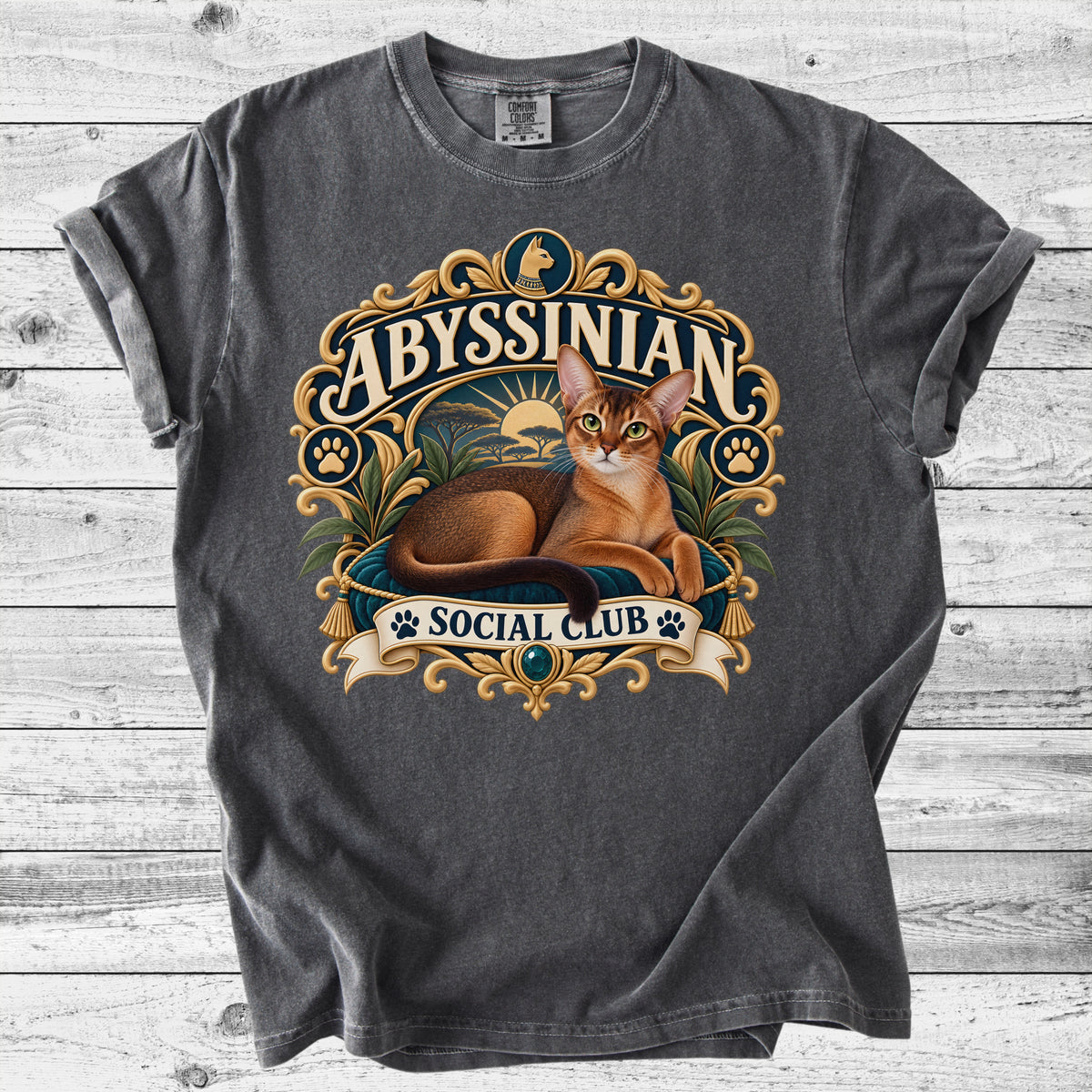 Abyssinian Cat T-Shirt | Cute Aby Mom Gift