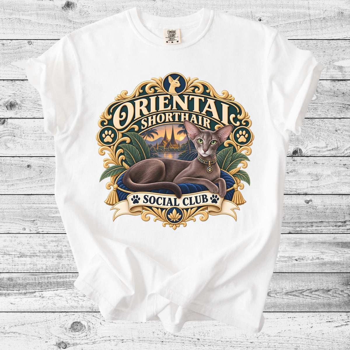Oriental Shorthair Cat T-Shirt | Cute Oriental Cat Mom Gift