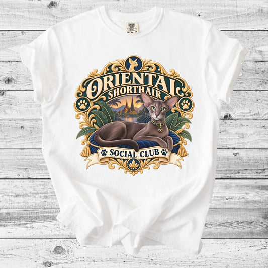 Oriental Shorthair Cat T-Shirt | Cute Oriental Cat Mom Gift