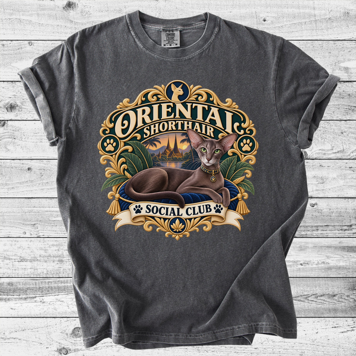 Oriental Shorthair Cat T-Shirt | Cute Oriental Cat Mom Gift