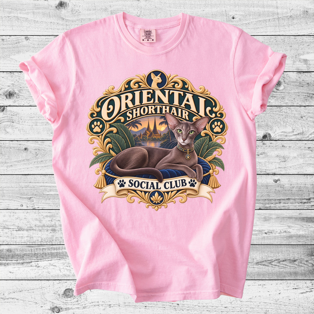 Oriental Shorthair Cat T-Shirt | Cute Oriental Cat Mom Gift