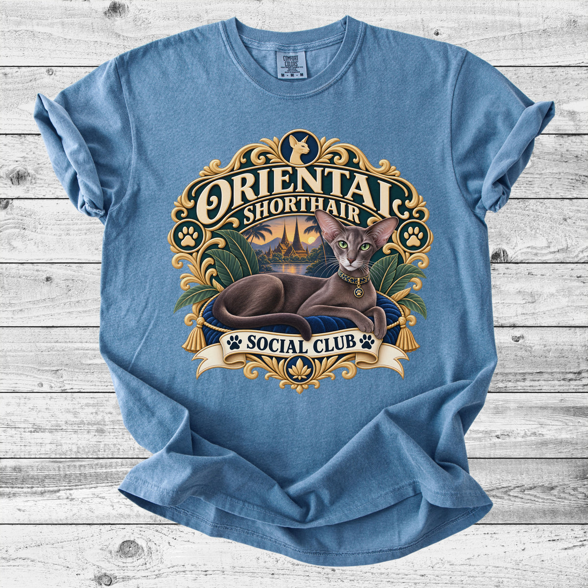 Oriental Shorthair Cat T-Shirt | Cute Oriental Cat Mom Gift