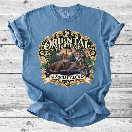 Oriental Shorthair Cat T-Shirt | Cute Oriental Cat Mom Gift