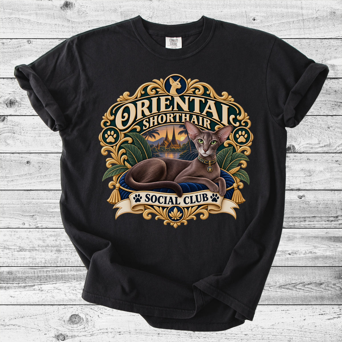 Oriental Shorthair Cat T-Shirt | Cute Oriental Cat Mom Gift