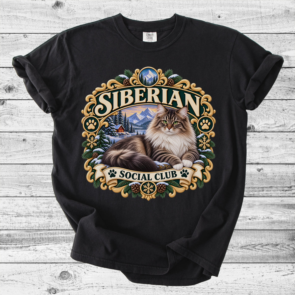 Siberian Cat T-Shirt | Perfect Siberian Cat Mom Gift
