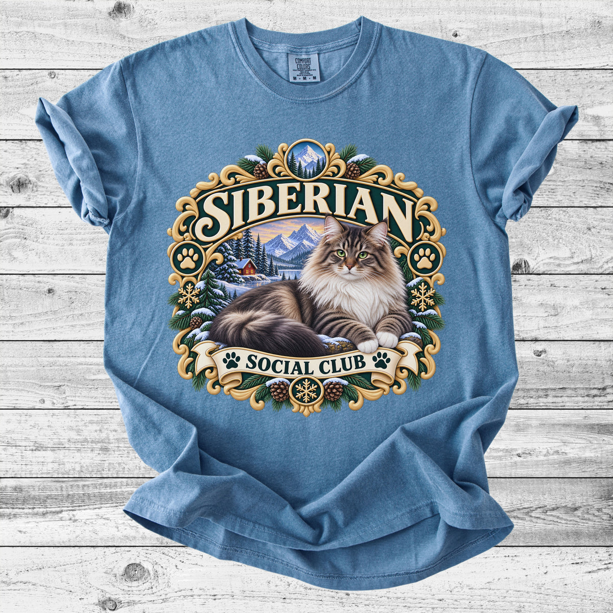 Siberian Cat T-Shirt | Perfect Siberian Cat Mom Gift