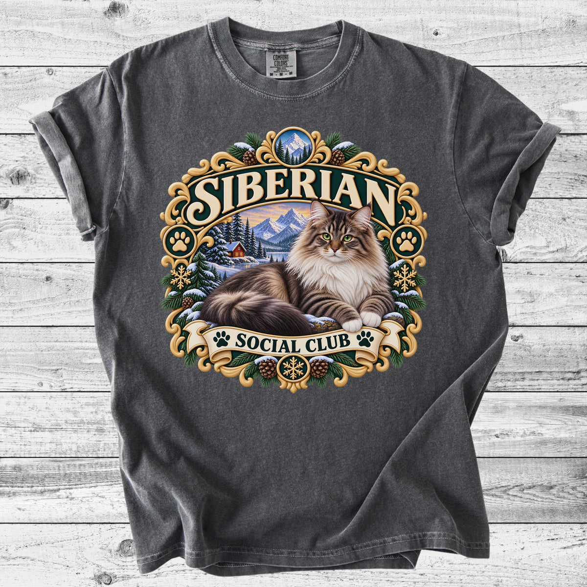 Siberian Cat T-Shirt | Perfect Siberian Cat Mom Gift