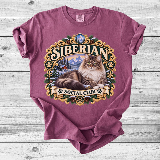 Siberian Cat T-Shirt | Perfect Siberian Cat Mom Gift