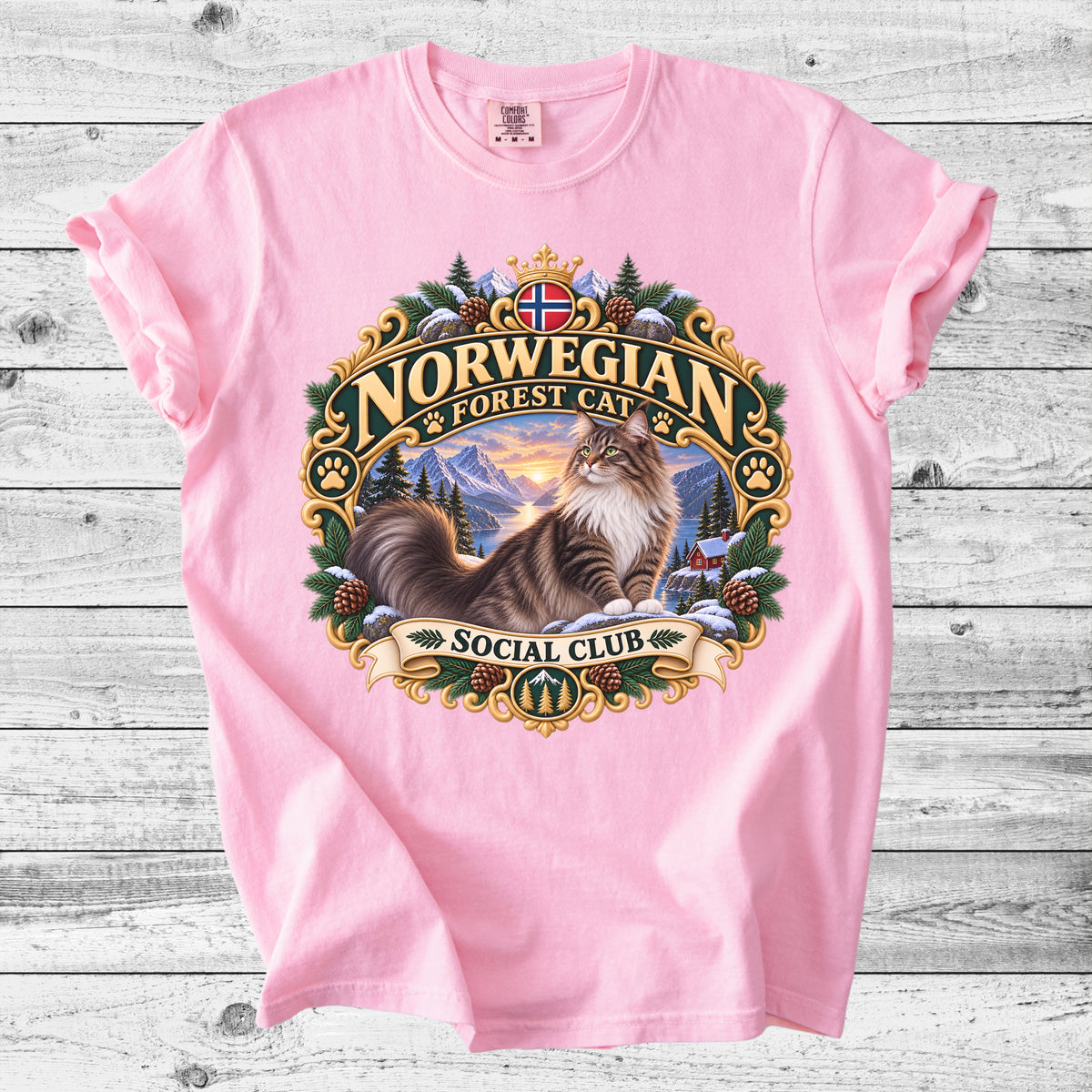 Norwegian Forest Cat T-Shirt | Cute Wegie Mom Gift