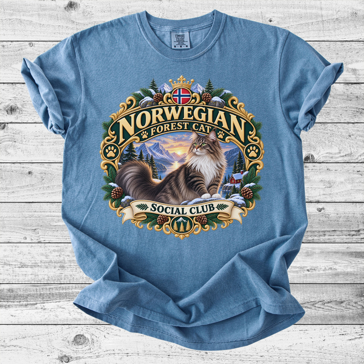 Norwegian Forest Cat T-Shirt | Cute Wegie Mom Gift