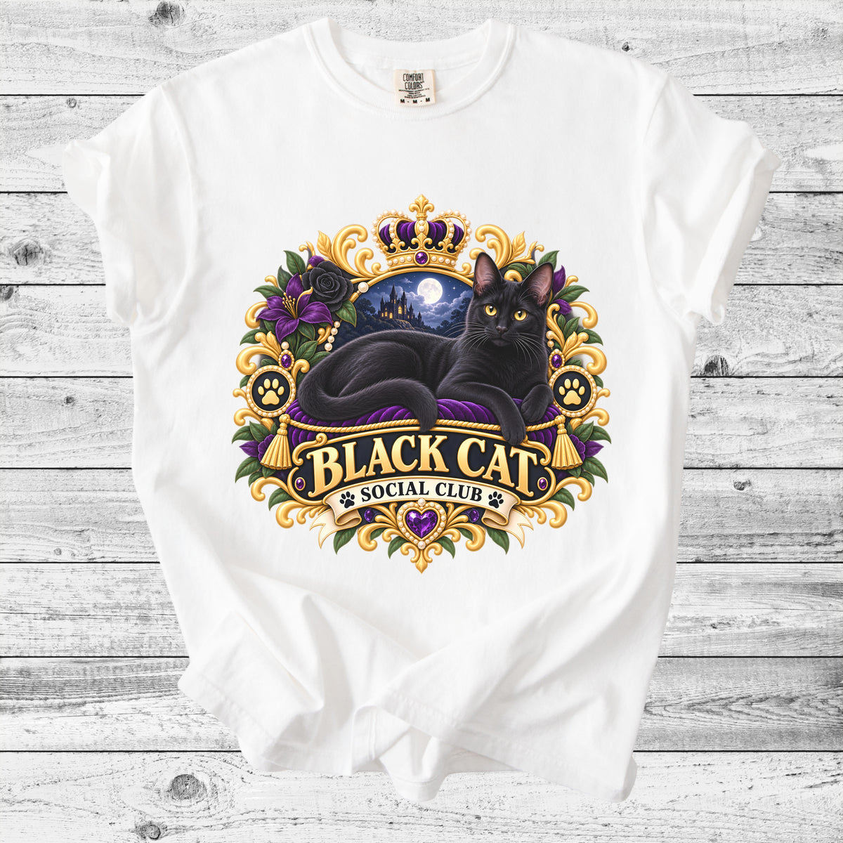 Black Cat T-Shirt | Perfect Black Cat Mom Gift
