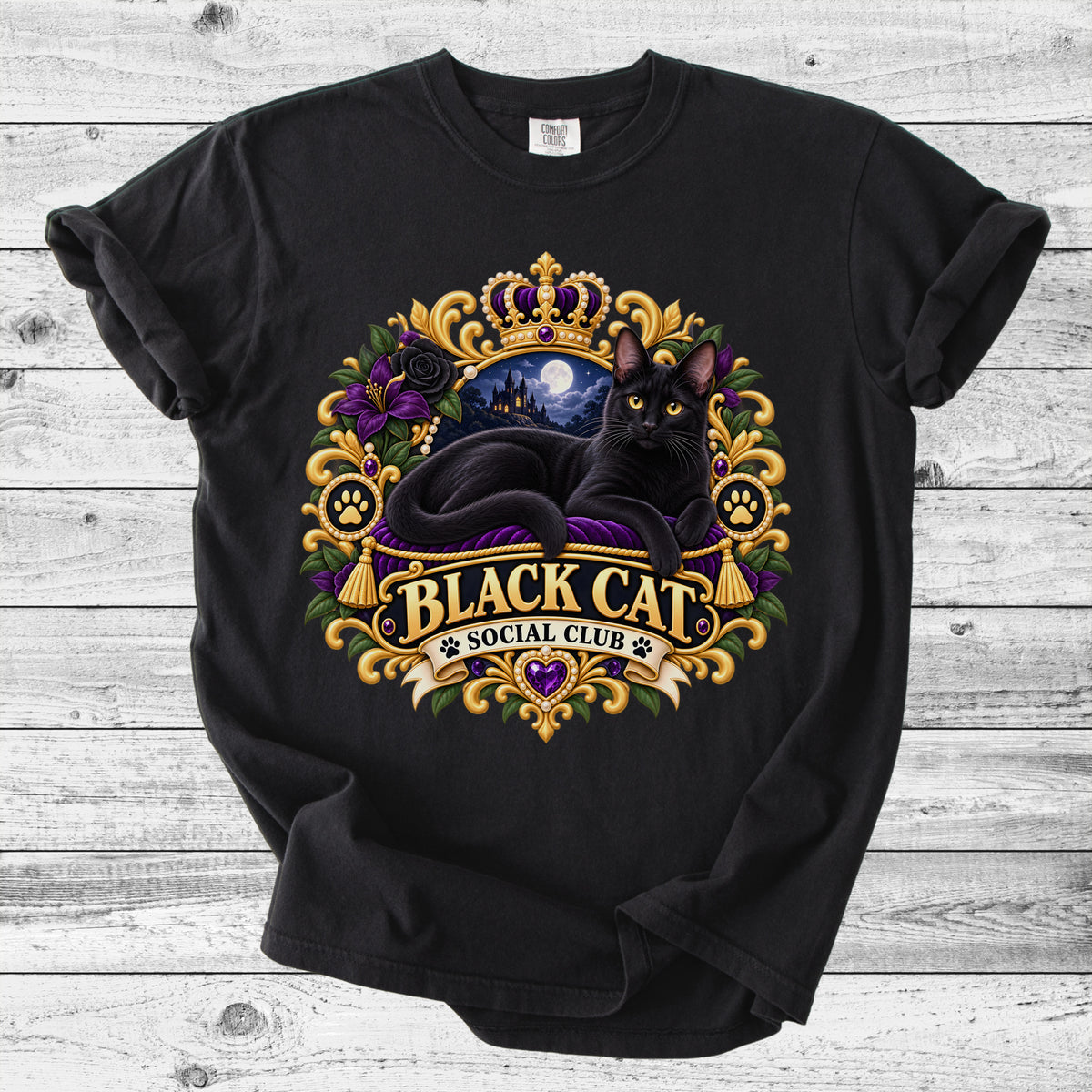 Black Cat T-Shirt | Perfect Black Cat Mom Gift