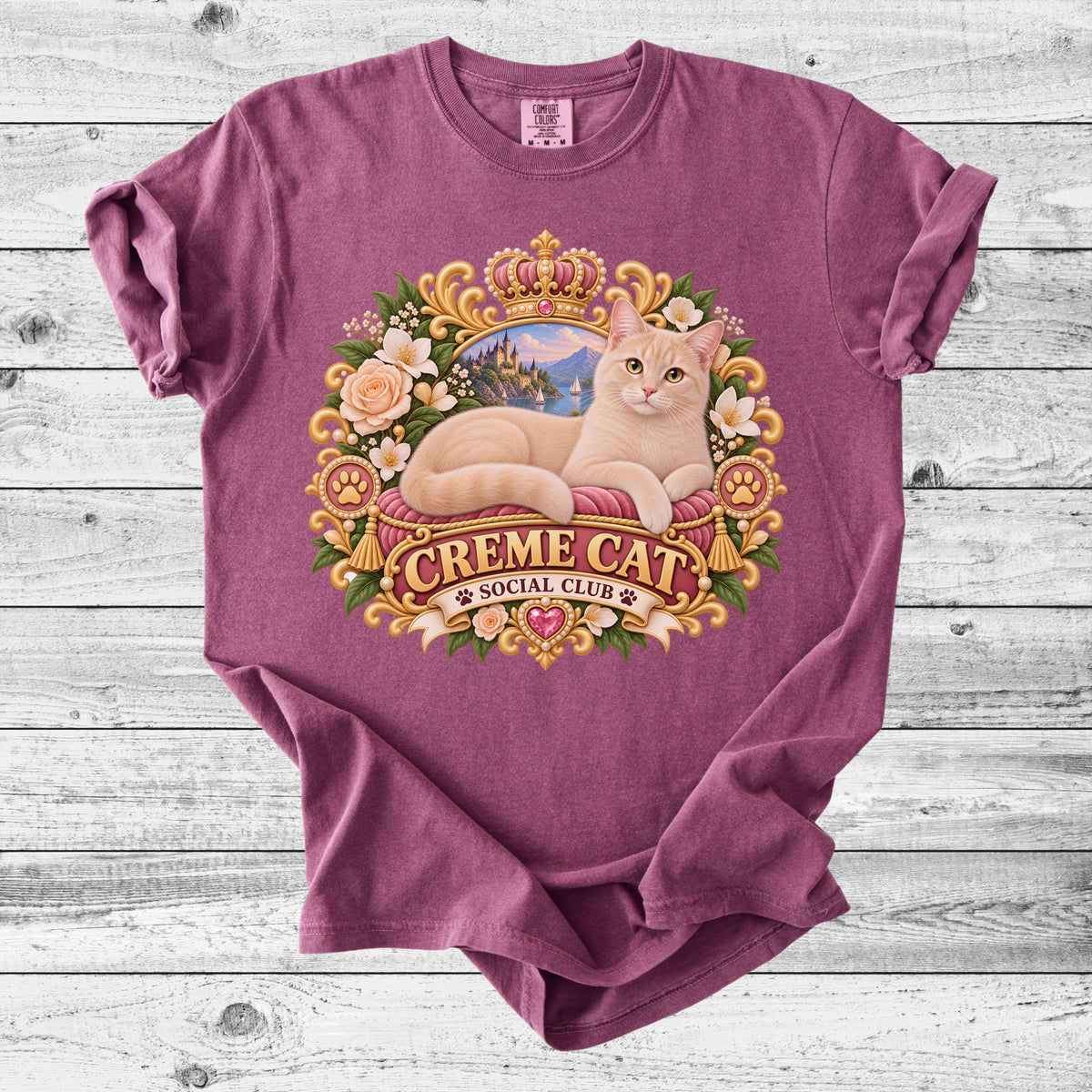 Cream Cat T-Shirt | Cute Cream Cat Mom Gift