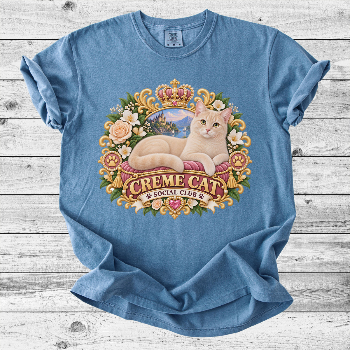 Cream Cat T-Shirt | Cute Cream Cat Mom Gift