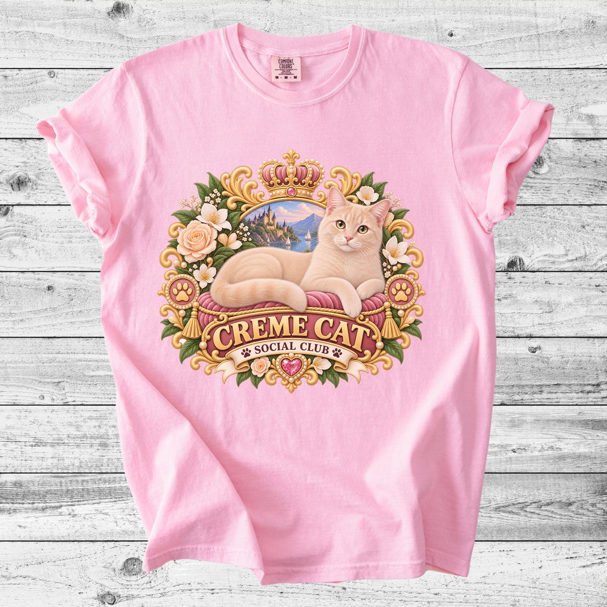 Cream Cat T-Shirt | Cute Cream Cat Mom Gift