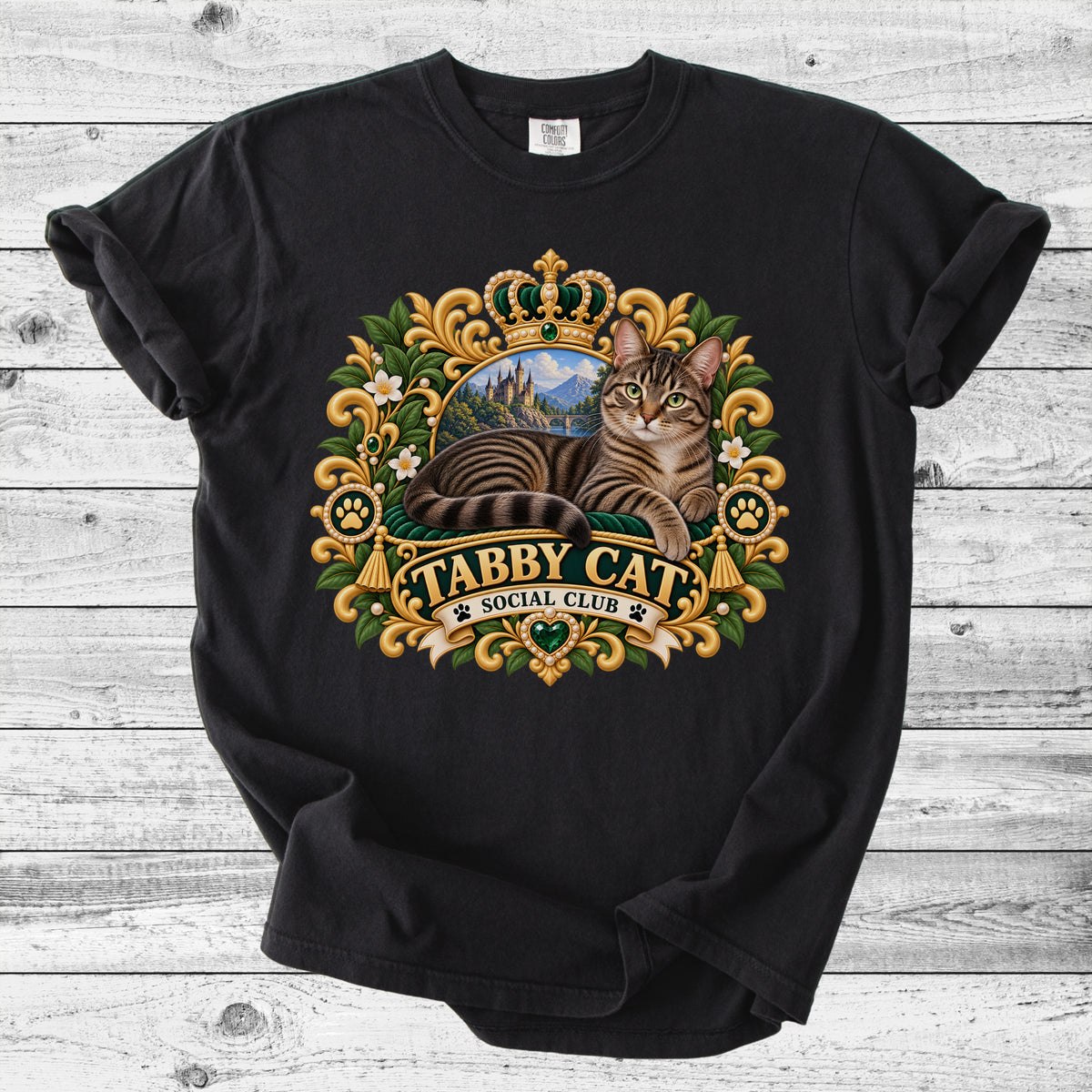 Tabby Cat T-Shirt | Cute Cat Lover Gift