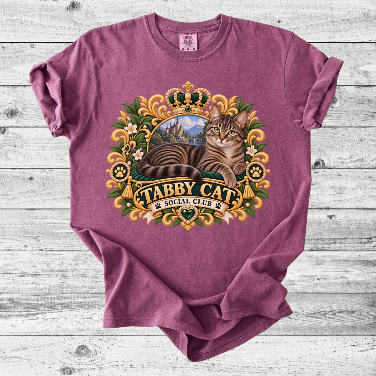 Tabby Cat T-Shirt | Cute Cat Lover Gift
