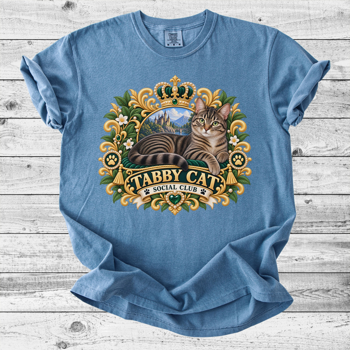 Tabby Cat T-Shirt | Cute Cat Lover Gift