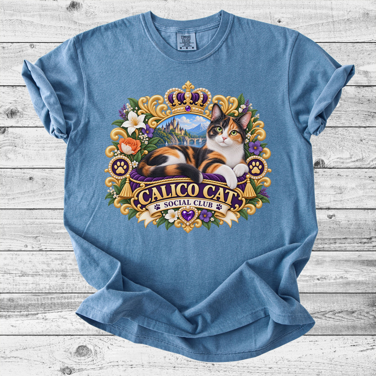 Calico Cat T-Shirt | Cute Calico Cat Mom Gift