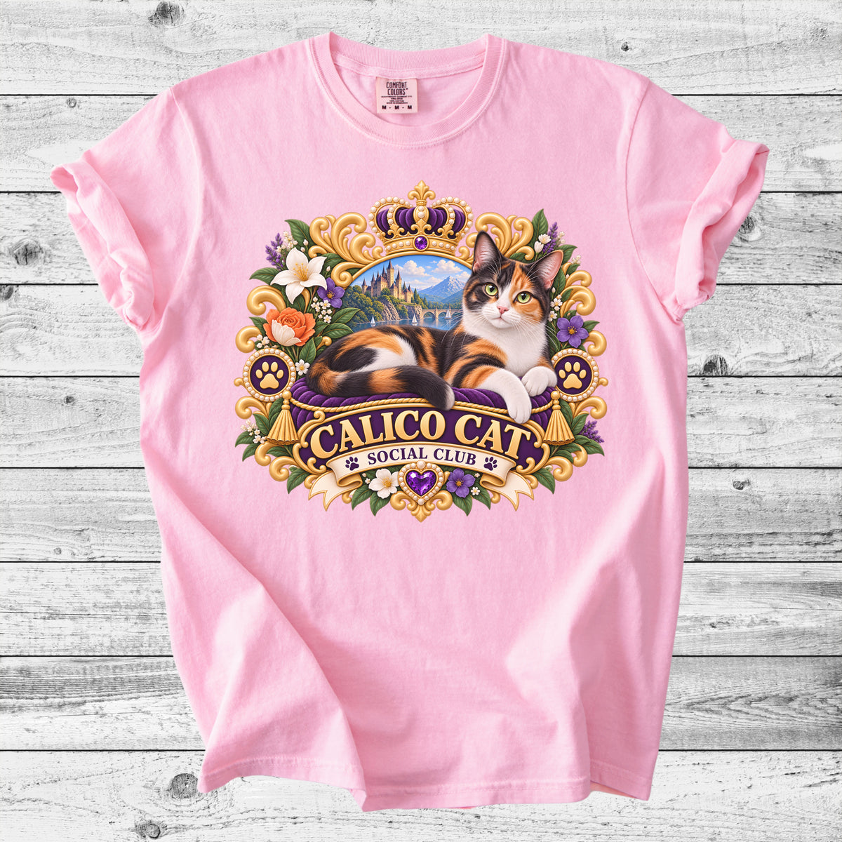 Calico Cat T-Shirt | Cute Calico Cat Mom Gift