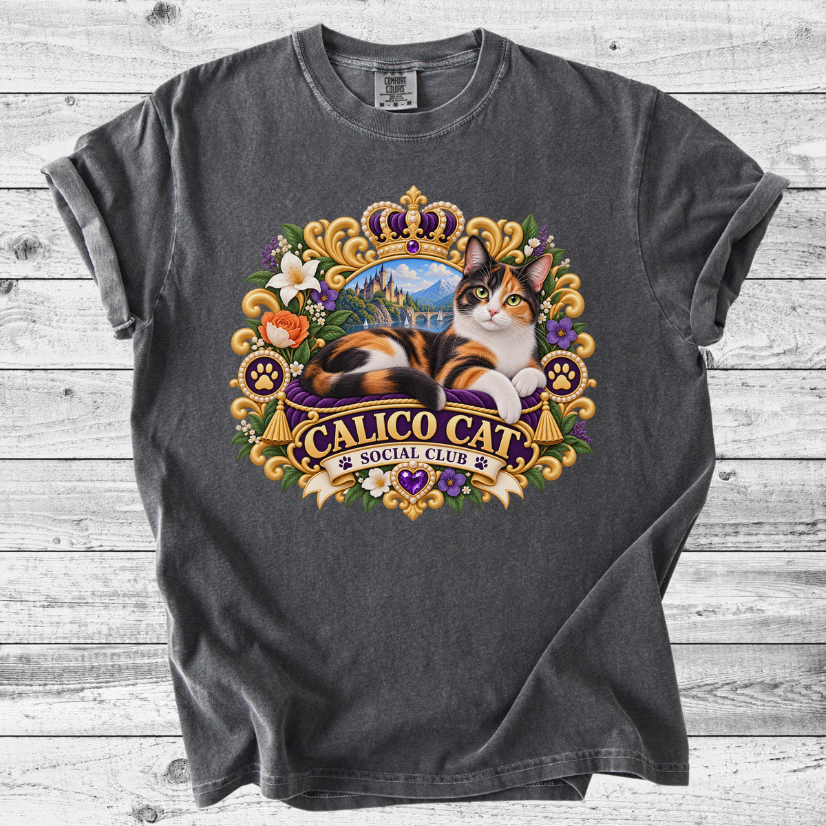 Calico Cat T-Shirt | Cute Calico Cat Mom Gift