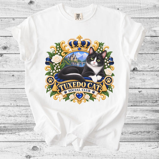 Tuxedo Cat T-Shirt | Cute Cat Lover Gift