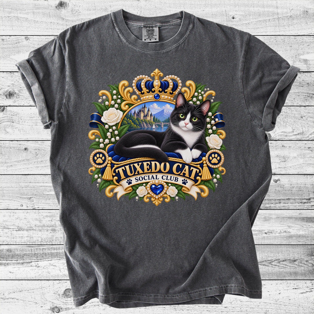 Tuxedo Cat T-Shirt | Cute Cat Lover Gift