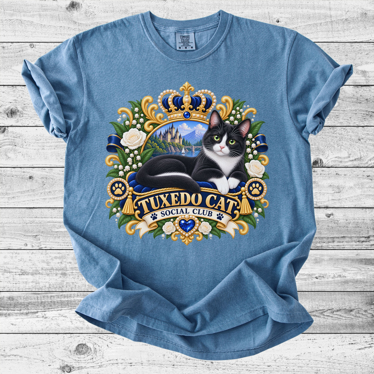 Tuxedo Cat T-Shirt | Cute Cat Lover Gift