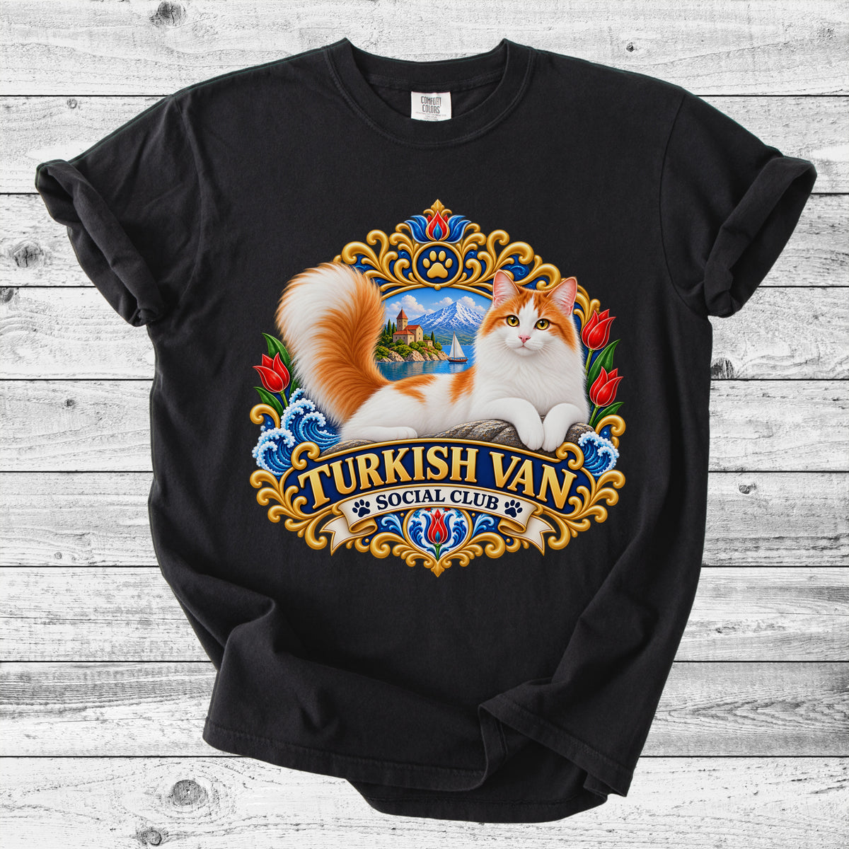 Turkish Van Cat T-Shirt | Cute Turkish Van Mom Gift
