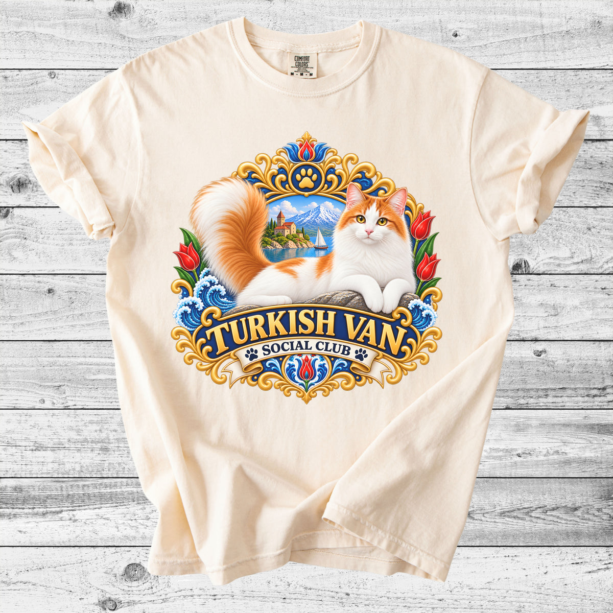Turkish Van Cat T-Shirt | Cute Turkish Van Mom Gift