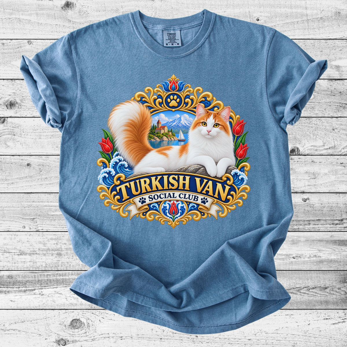 Turkish Van Cat T-Shirt | Cute Turkish Van Mom Gift