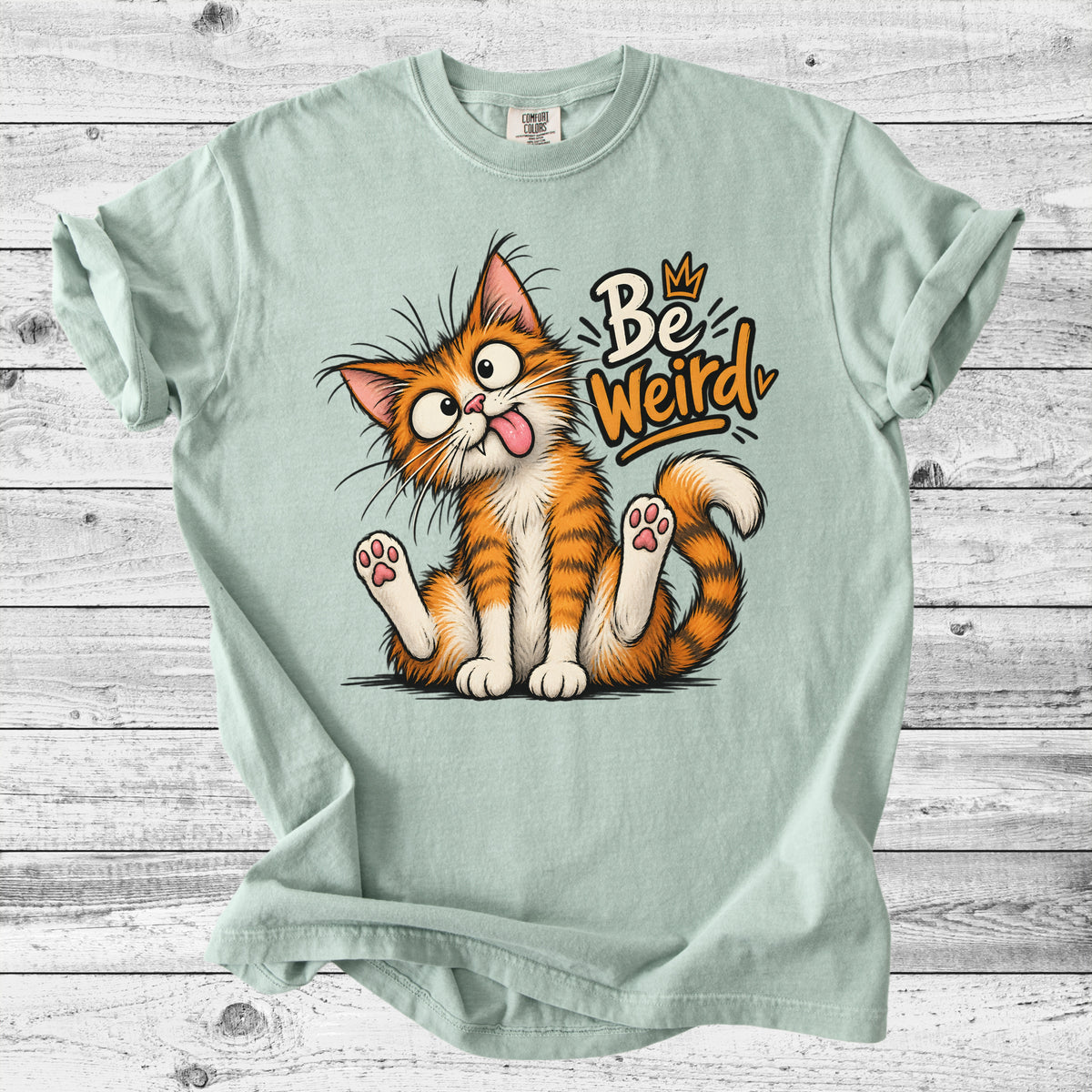 Be Weird Cat T-Shirt