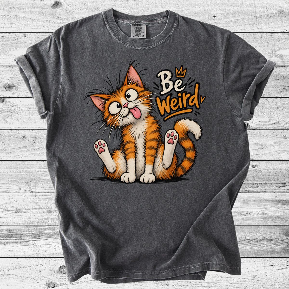 Be Weird Cat T-Shirt