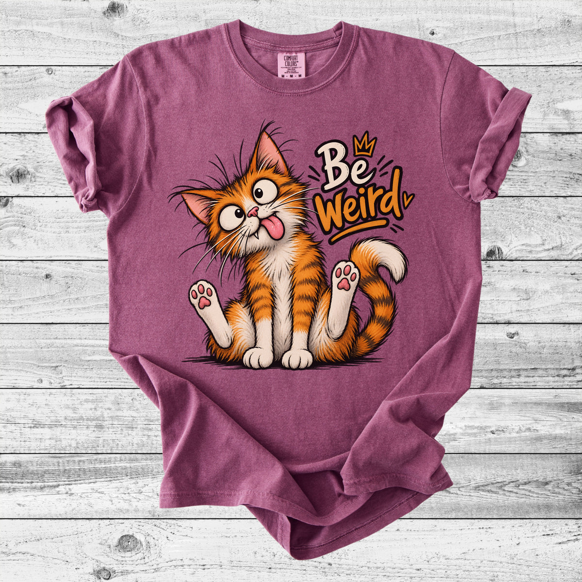 Be Weird Cat T-Shirt