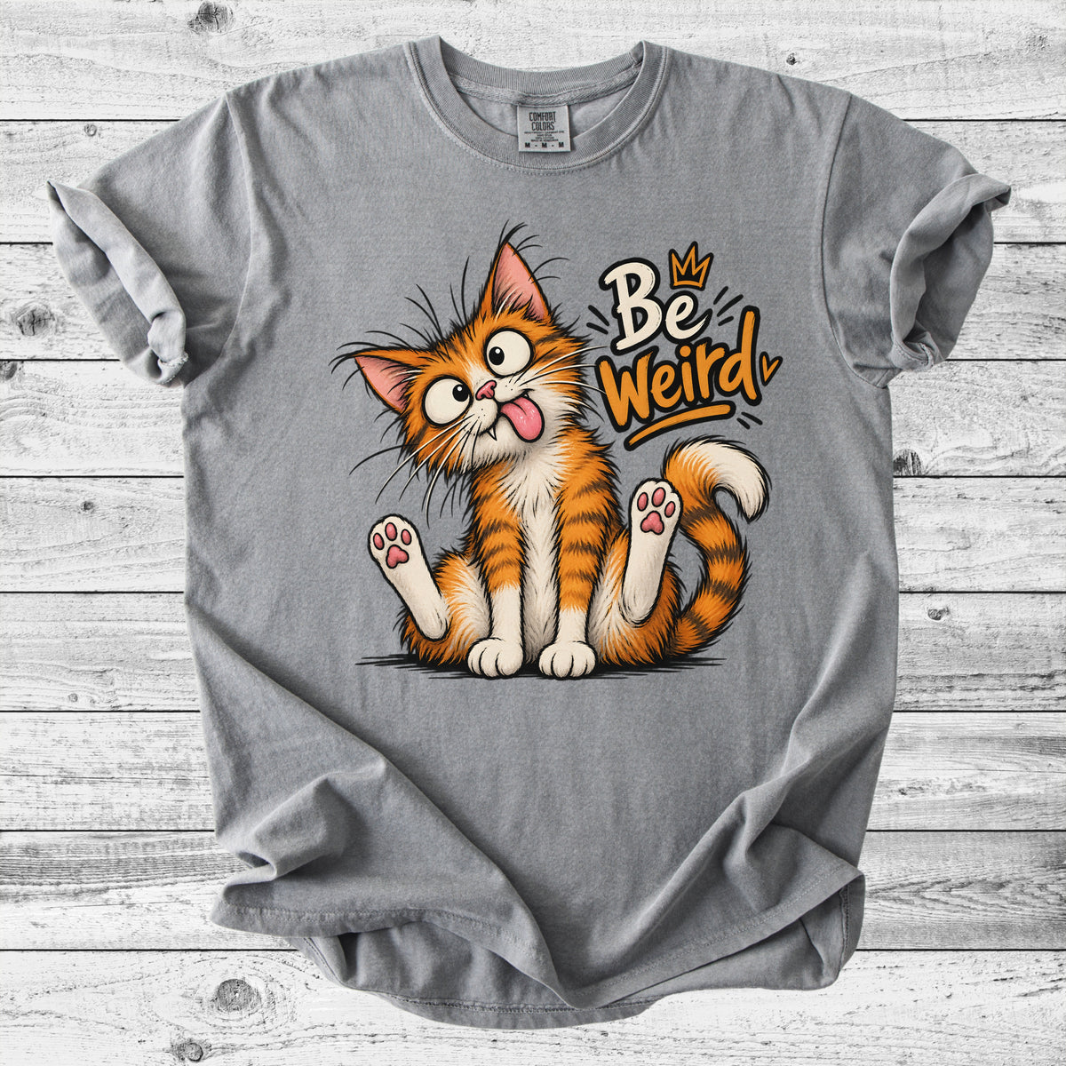 Be Weird Cat T-Shirt