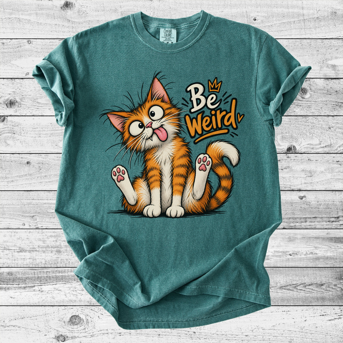 Be Weird Cat T-Shirt
