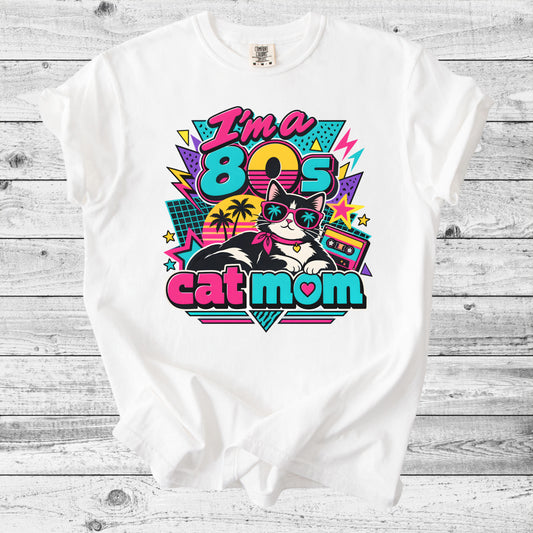 80s Cat Mom T-Shirt