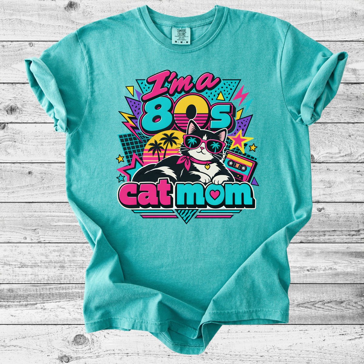 80s Cat Mom T-Shirt