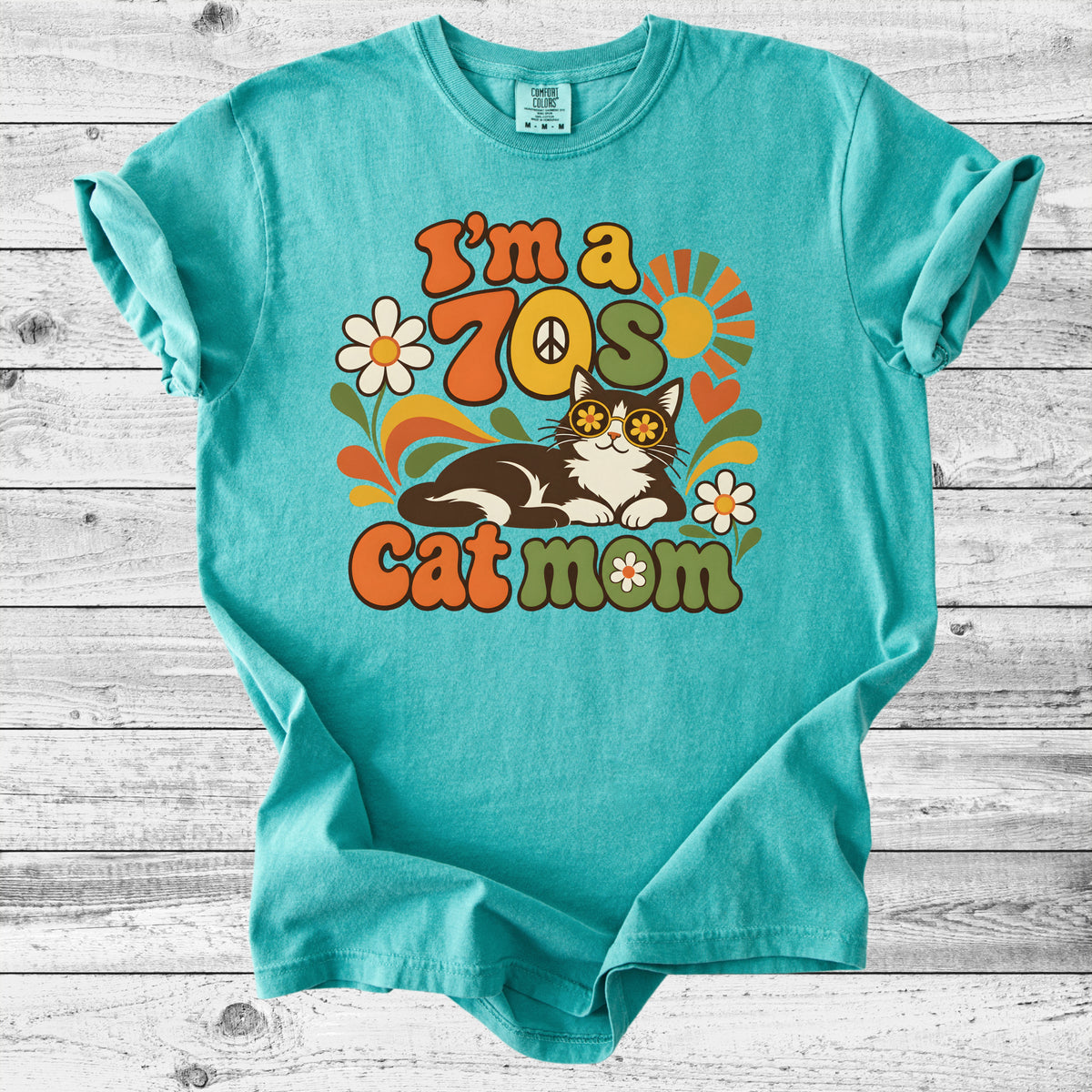70s Cat Mom T-Shirt