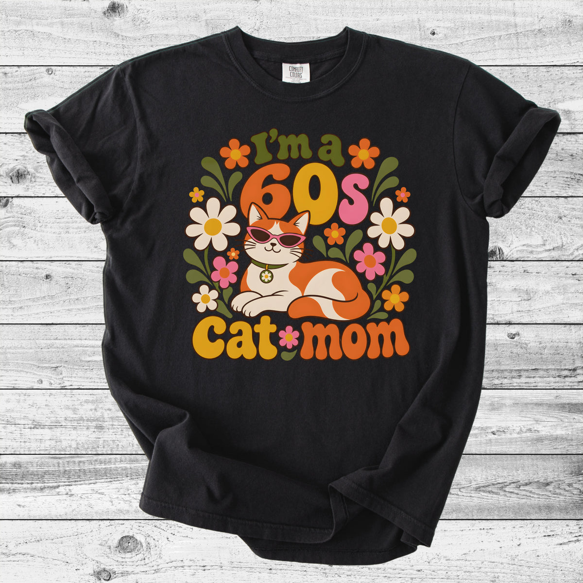 60s Cat Mom T-Shirt