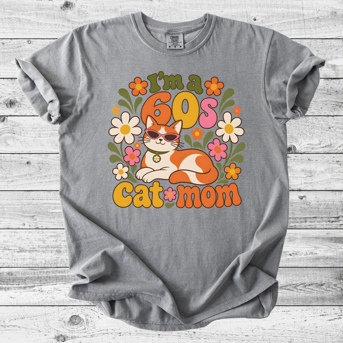 60s Cat Mom T-Shirt