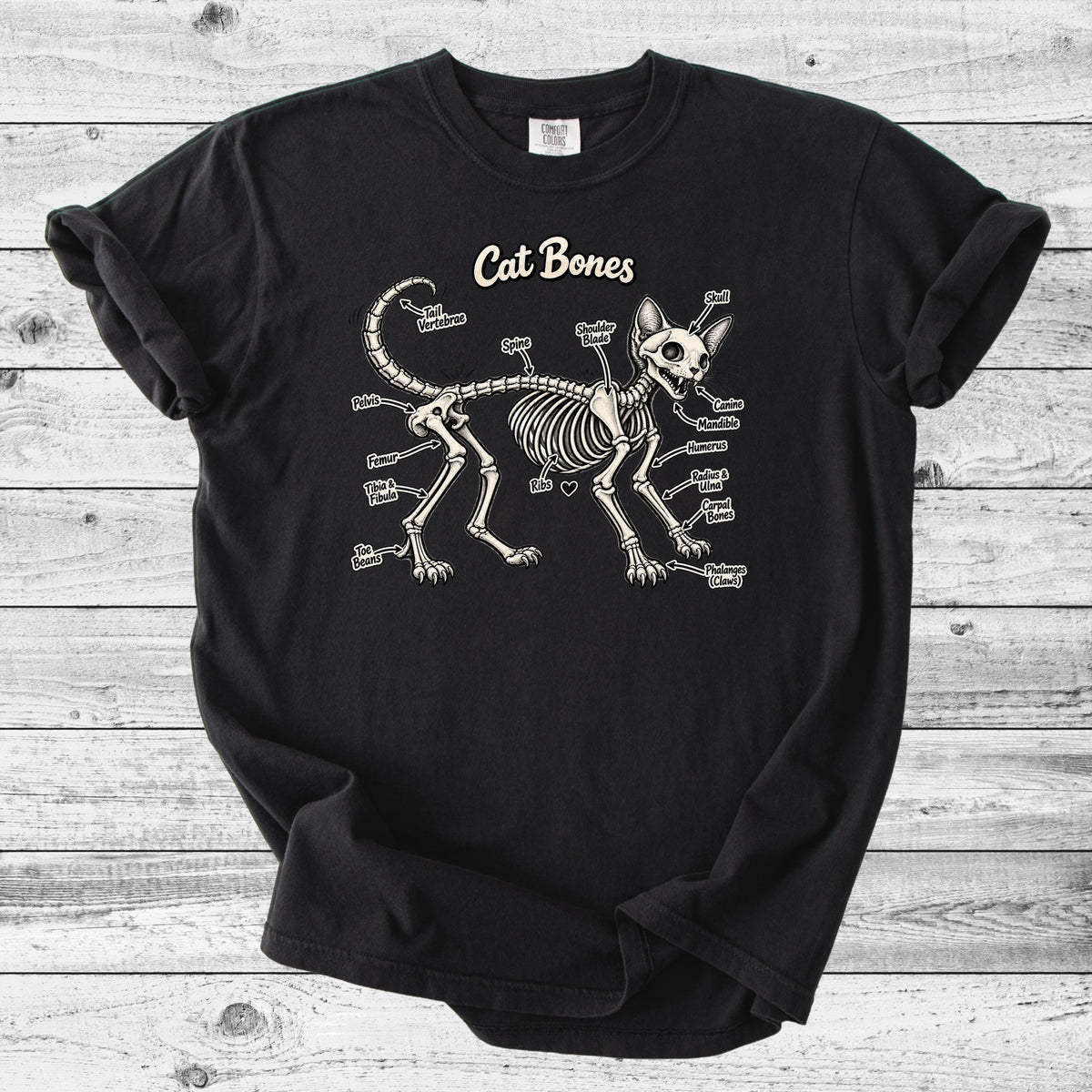 Cat Skeleton T-Shirt