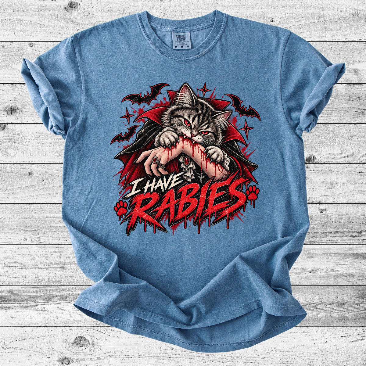 I Have Rabies Cat T-Shirt