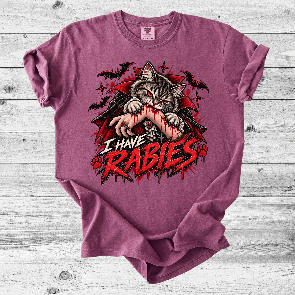I Have Rabies Cat T-Shirt
