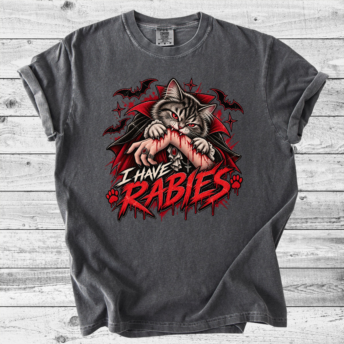 I Have Rabies Cat T-Shirt